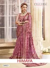 Himaya By Vallabhi Printed Chiffon Surat Daily Wear Saree Wholesale Market
